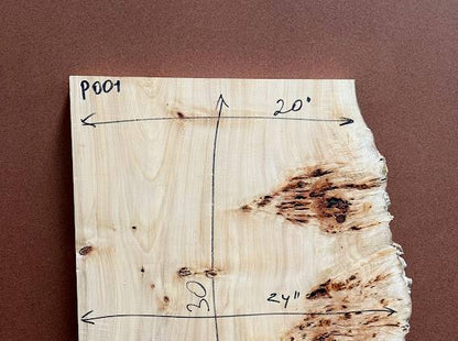 Burl poplar P002